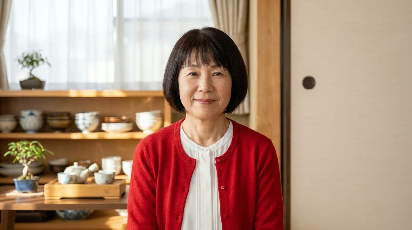 Haruko Tanaka at home